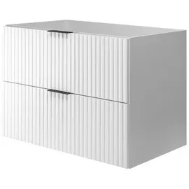 Rodan Waschbeckenunterschrank 80 x 57 cm Weiß Matt