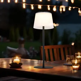 GLOBO Tischlampe Schwarz