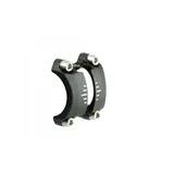 SCHULZ by.schulz SDS Frontkappe 4-Loch Ø31,8 mm - Geschmiedete Aluminium Adapterplatte Schwarz