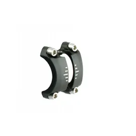 SCHULZ by.schulz SDS Frontkappe 4-Loch Ø31,8 mm - Geschmiedete Aluminium Adapterplatte Schwarz