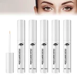 Wimpernserum & Augenbrauen Serum für besseres Wachstum von Wimpern & Brauen, Wimpernserum für Längere, Dichtere Wimpern - Eyelash Serum für Natürliches Wachstum, Stärkere Lashes (5 Stück)