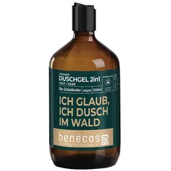 benecos Zirbelkiefer - Duschgel 2in1 Haut+Haar 500ml 
