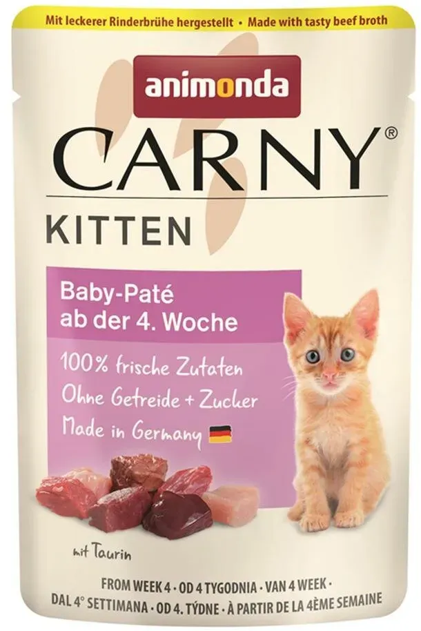 Animonda Carny Cat - P.B. Kitten Baby-Paté 12x85g