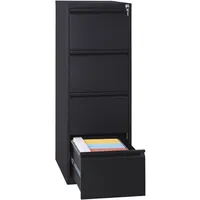 Gürkan Hängeregistraturschrank 40 x 62 x 132 cm schwarz