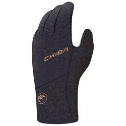 Chiba Winter-Fahrradhandschuhe All Natural Glove Waterproof schwarz - 1 Paar