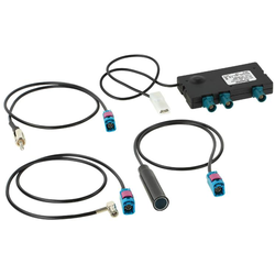  Aktiver Antennensplitter Radio AM-FM/DAB-DAB+ incl. Adapter 
