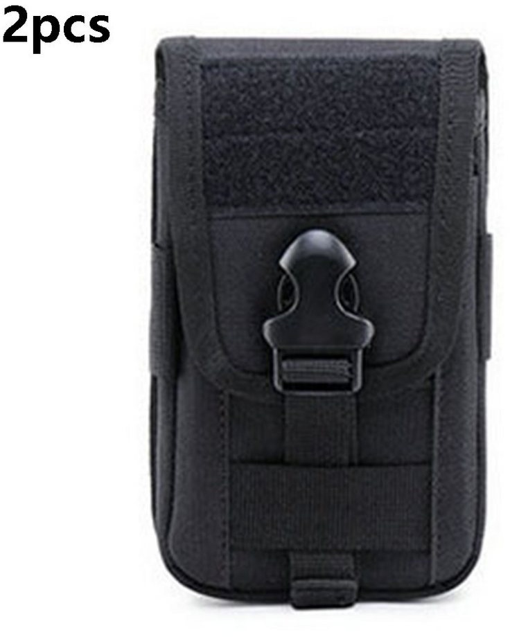 GelldG Gürteltasche Taktische Handytasche,Smartphone Holster für Gürtel enthält Gear Clip schwarz