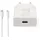 Nedis Netzladegerät 20W - GaN - PD3.0 Anzahl der Ausgänge: 1, USB-C, Lightning 8-Pin (Lose) Kabel