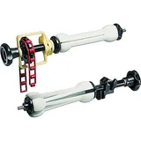 Manfrotto 046MC Expan Set - Metallkette (100 cm), Hintergrundsystem, Weiss, Schwarz