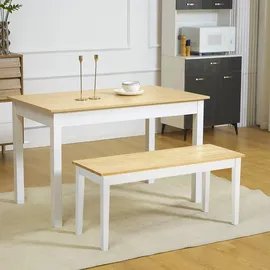Homcom Sitzbank Holzbank Mehrfarbig 102 x 36 x 45 cm