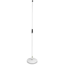 Gravity MS 23 W - Mikrofonständer, gerade, mit Tellerfuß, weiß