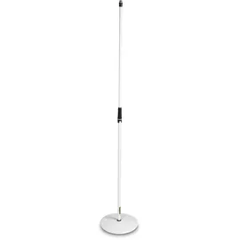 Gravity MS 23 W - Mikrofonständer, gerade, mit Tellerfuß, weiß