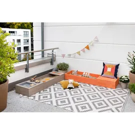 Muddy Buddy Holzsandkasten Flexy Style mit Holzschutz grau/orange