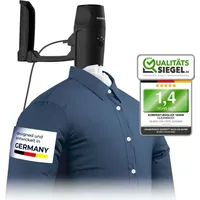 Clean Maxx PRO KOMPAKT Reisebügeleisen schwarz/silber