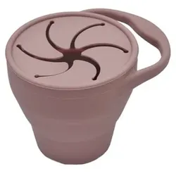 the cotton cloud Snackbecher aus Silikon Dusty Pink, 260ml-350ml