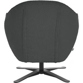 Andas Drehsessel »Stavre, Loungesessel mit Drehfunktion« in moderner Optik, mit elegantem Drehfuß grau