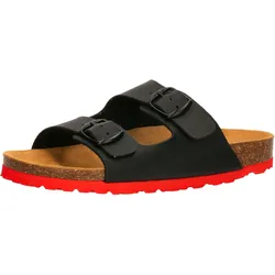 Pantolette schwarz Mädchen Pantolette Bioline Kids SCHWARZ 37