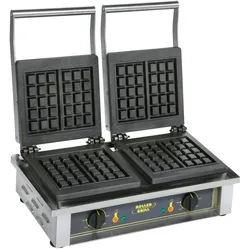 ROLLER GRILL Doppel-Waffeleisen, Brüsseler Waffelform, 550x440x230 mm (BxTxH), 2x 1,6 kW