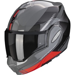 Scorpion Exo-Tech Evo Genre Helm, zwart-grijs-rood, 2XL