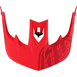 Troy Lee Designs Stage Signature Helmschirm, rot für Männer