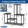 DanDiBo Ambiente Blumentreppe 4 Ebenen 60 x 30 cm Schwarz
