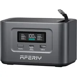 AFERIY Tragbare Powerstation 100W, 99,2Wh/31000mAh, PD3.0 Schnellladung, Solar-Ladung 100W, 6-fach Schutz, für Reisen, Camping, Notfälle