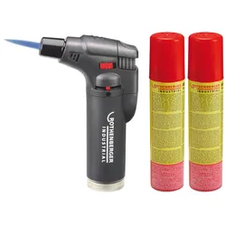 Rothenberger Industrial Universal Gasbrenner Sturmfeuerzeug inkl. 2x RoFill Gask...