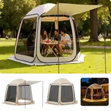 Vevor Pop-up-Zelt 304,8x280,4 cm Beige