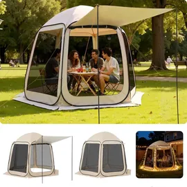 Vevor Pop-up-Zelt 304,8x280,4 cm Beige