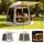 Vevor Pop-up-Zelt 304,8x280,4 cm Beige
