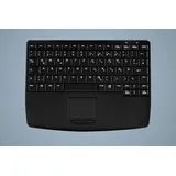 Active Key desinfizierbare Hygiene-Tastatur mit Touchpad, vollversiegelt, schwarz,
