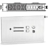 Kermi Ventilheizkörper 2000 x 400 mm Typ 22 400 W weiß links