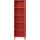 Jan Nowak Bücherregal Metall 50 x 180 x 35 cm Rot