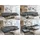 MKS Eckcouch Cord 3-Sitzer Grau