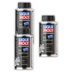 3x 125ml LIQUI MOLY 1580 Motorbike Oil Additive Motorradöl Motor Öl Additiv