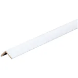 Kosche Winkelprofil mdf 28 x 28 x 2600 mm Weiß Kantenschutz Eckschutzprofil Hochwertig Robust - Kosche