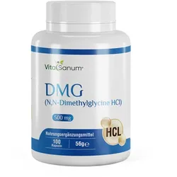 VitaSanum®- DMG (N,N-Dimethylglycine HCl) 500 mg 100 Kapseln 100 St