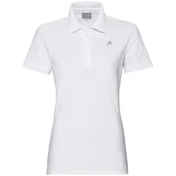 Head Freizeit-Polo (100% Baumwolle) weiss Damen