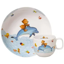 Villeroy & Boch Happy as a Bear Kindergeschirr-Set 2-tlg. bunt