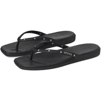 Crocs Herren Miami Studded Flip Flip, Black, 37/38 EU