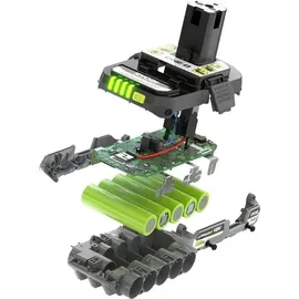 RYOBI ONE+ HP 2,0 Ah Lithium+ Akku RB1820C, IntelliCell-Technologie, kompakt und stoßfest