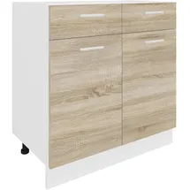 VCM Unterschrank Esilo 80 x 46 x 82 cm Braun