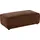 W.Schillig Hocker around-the-block Leder 120 x 39 x 60 cm Braun
