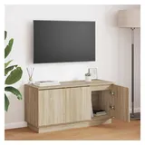 vidaXL TV-Schränk Sonoma-Eiche 100 x 38 x 49 cm Holzwerkstoff