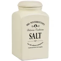 BUTLERS MRS. WINTERBOTTOM'S Salzdose beige 11 x 21 x 11 cm 1,3 l