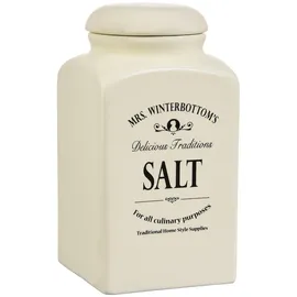 BUTLERS MRS. WINTERBOTTOM'S Salzdose beige 11 x 21 x 11 cm 1,3 l