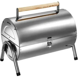 Tectake tectake® Klappgrill, mit Doppel-Grillfläche, geringes Gewicht, 42 x 25 x 35 cm