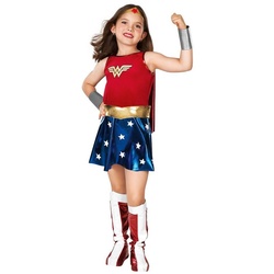 Rubie ́s Kostüm Original Wonder Woman, Original lizenziertes “Wonder Woman” Kostüm rot 140