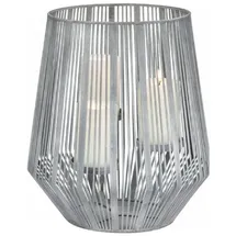 Lambert Windlicht Laterne Windlicht Shinyuku Laterne/Windlicht, kleinEisen pulverbeschichtet zementgrau