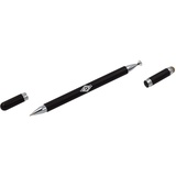 WEDO 2617001 Tablet-Pen 3 for All | Eingabestift mit Disc-Spitze, Kugelschreiber und Touchspitze | vielseitig einsetzbar | für präzises Arbeiten am Tablet | Blaue Mine | schwarz